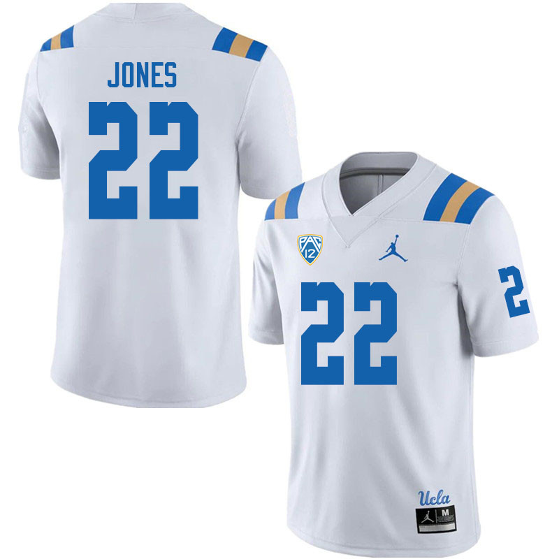 Jordan Brand Men-Youth #22 Keegan Jones UCLA Bruins College Football Jerseys Sale-White